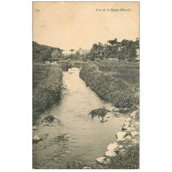 carte postale ancienne 50 QUINEVILLE PLAGE. La Sinope 1906