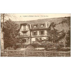 carte postale ancienne 50 SAINT-JEAN-LE-THOMAS. Villa Roc-Dret