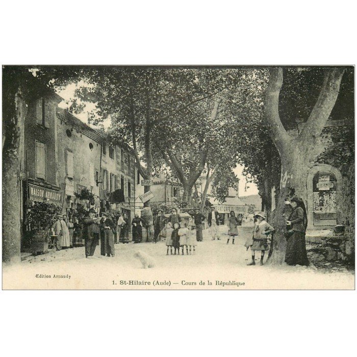 Carte Postale Ancienne - Gare De Chalabre, Aude (11), Années 1900, Noir Et Blanc
