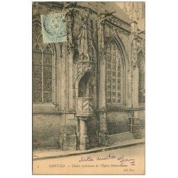 carte postale ancienne 50 SAINT-LO. Chaire extérieure 1905