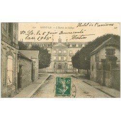 carte postale ancienne 50 SAINT-LO. Entrée du Collège 1908