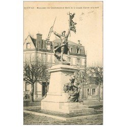 carte postale ancienne 50 SAINT-LO. Monument Combattants Morts Grande Guerre 1933