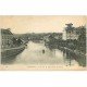 carte postale ancienne 50 SAINT-LO. Rameurs sur la Vire prise du Pont 1925