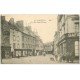 carte postale ancienne 50 SAINT-LO. Rue Saint-Thomas Café du Théâtre 1916