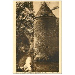 carte postale ancienne 50 SAINT-MARTIN-LE-HEBERT. Le Pigeonnier