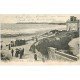 carte postale ancienne 50 SAINT-PAIR-SUR-MER. La Plage et Granville 1904