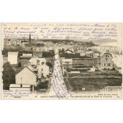 carte postale ancienne 50 SAINT-PAIR-SUR-MER. Route de Granville