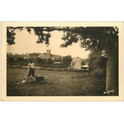carte postale ancienne 50 SAINT-PIERRE-EGLISE. Paysan Cultivateur