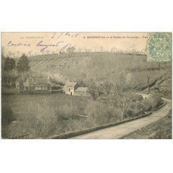 carte postale ancienne 50 SOURDEVAL-LA-BARRE. Vallée du Brouains 1906.