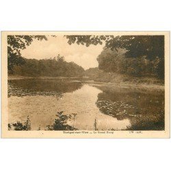carte postale ancienne 50 TORIGNI-SUR-VIRE. Le Grand Etang 1943