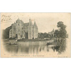 carte postale ancienne 50 TOURLAVILLE. Le Château Façade 1905
