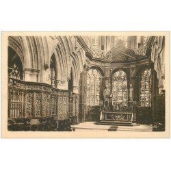 carte postale ancienne 50 VALOGNES. Boiserie du Choeur Eglise