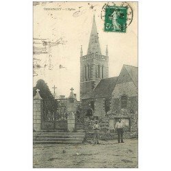 50 VERGONCEY. L'Eglise 1908 animation