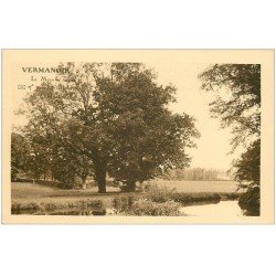carte postale ancienne 50 VERMANOIR. La Meauffe. La Rivière