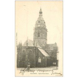 carte postale ancienne 50 VILLEDIEU. Eglise Notre-Dame 1903