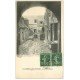 carte postale ancienne 50 VILLEDIEU-LES-PEOLES. Cour aux Moines 1920