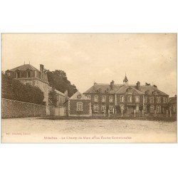 carte postale ancienne 50 VILLEDIEU-LES-PEOLES. Mairie et Imprimerie Librairie