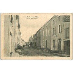 carte postale ancienne 11 SALLES-SUR-L'HERS. Avenue de Saint-Michel. Carte Notice