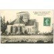 carte postale ancienne 52 BANNES. Eglise et Cimetière 1915