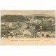 carte postale ancienne 52 BOURBONNE-LES-BAINS. Vue générale côté de la Gare