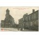 52 BROUSSEVAL. Eglise et Mairie 1918