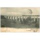 carte postale ancienne 52 CHALINDREY. Le Viaduc de Torcenay 1904 avec Train