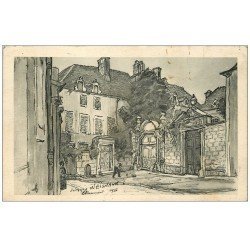 carte postale ancienne 52 CHAUMONT. Carte réponse Chemins de Fer. Illustration de Weismann 1942