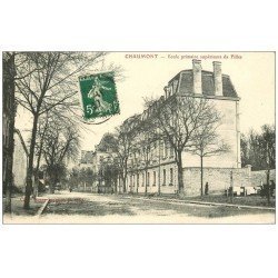 carte postale ancienne 52 CHAUMONT. Ecole Primaire de Filles 1907