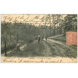 52 CHAUMONT. La Vallée de la Suize avec écoliers 1905