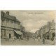 carte postale ancienne 02 CHAUNY. Rue de la Fère vers 1910. Restaurant Aux Bons Amis