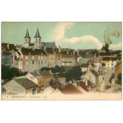 carte postale ancienne 52 CHAUMONT. Panorama 1913