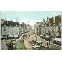 carte postale ancienne 52 CHAUMONT. Place de Buxereuilles