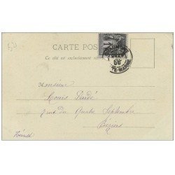 carte postale ancienne 52 CHAUMONT. Portai Eglise. Timbre 1 Centime 1899