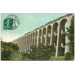 carte postale ancienne 52 CHAUMONT. Viaduc 1910