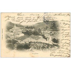 carte postale ancienne 52 CHEVILLON. Village et Cimetière 1904