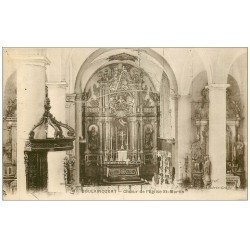 carte postale ancienne 52 DOULAINCOURT. Choeur Eglise Saint-Martin