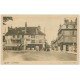 carte postale ancienne 52 LANGRES. Entrée de la Ville avec Pompe à Essence ancienne