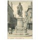 carte postale ancienne 52 LANGRES. La Statue de Diderot et Maison de la Belle Jardinière