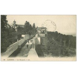 carte postale ancienne 52 LANGRES. Les Remparts 1915