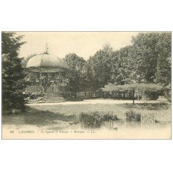 carte postale ancienne 52 LANGRES. Square et Kiosque à Musique 1916