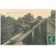 carte postale ancienne 52 LANGRES. Train à Crémaillière sur le Pont 1912