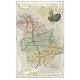 carte postale ancienne 52 Les Départements de la Marne. Carte notice Edition Chocolaterie d'Aiguebelle