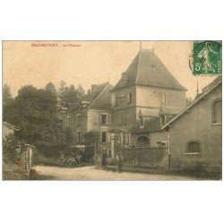 carte postale ancienne 52 MACONCOURT. Le Château 1913voiture ancienne