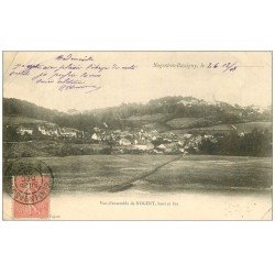 carte postale ancienne 52 NOGENT-EN-BASSIGNY. Tampon Thouvenin coiffeur 1903