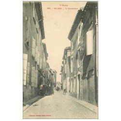 carte postale ancienne 11 TREBES. La Grand Rue