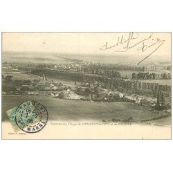 carte postale ancienne 52 ROOCOURT-LA-COTE et BOLOGNE. Les Villages 1906
