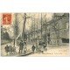 carte postale ancienne 52 SAINT-DIZIER. La Rue de Bar 1911. Ecoliers et Femme avec poussette