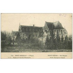 carte postale ancienne 52 SAINT-DIZIER. L'Hôpital 1915