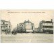 carte postale ancienne 52 SAINT-DIZIER. Place d'Armes. Rues Gambetta et Docteur Mougeot 1935