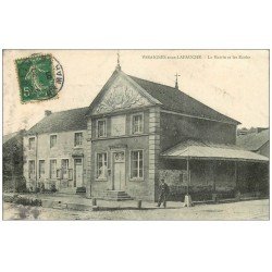 carte postale ancienne 52 VESAIGNES-SOUS-LAFAUCHE. Mairie et Ecole 1907